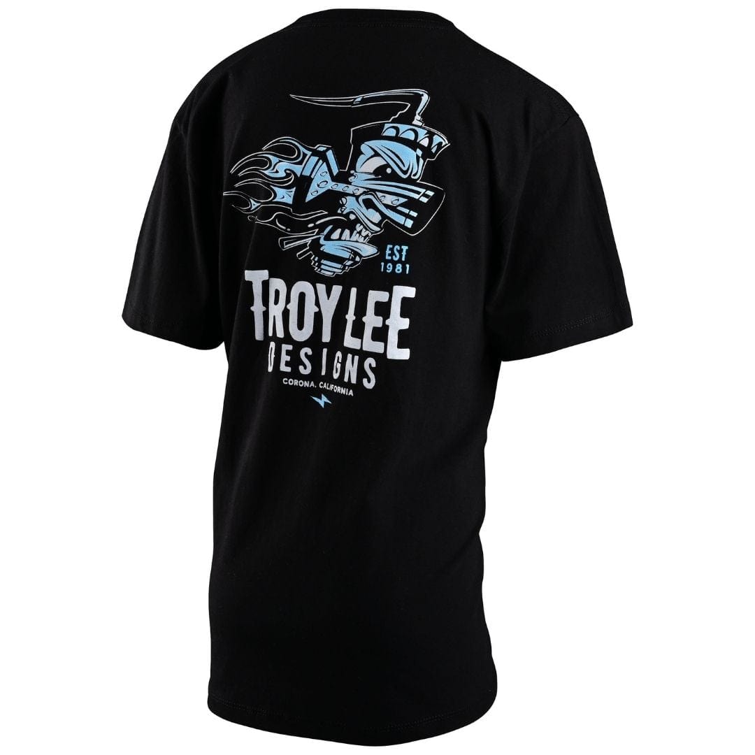 Troy Lee Designs Youth T-Shirt Carb - Black 8Lines Shop - Fast Shipping