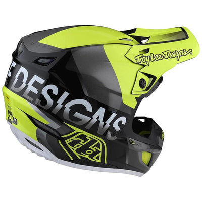 Troy Lee SE5 Composite Helmet Qualifier - Glo Yellow/Black 8Lines Shop - Fast Shipping