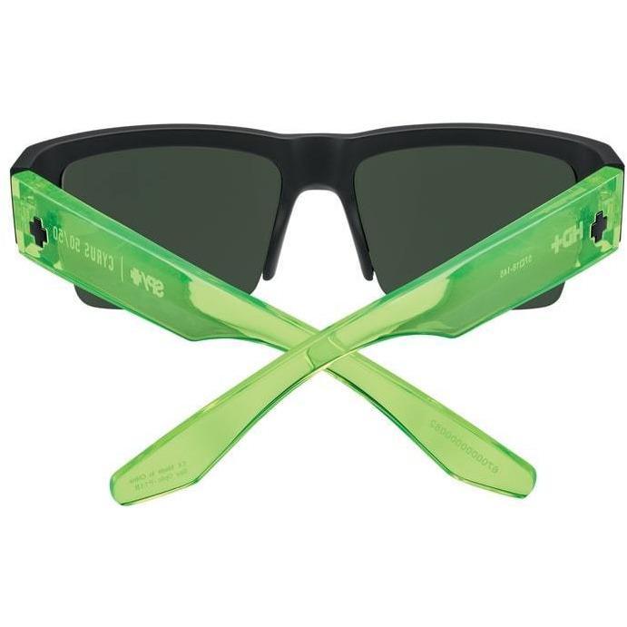green frame sunglasses