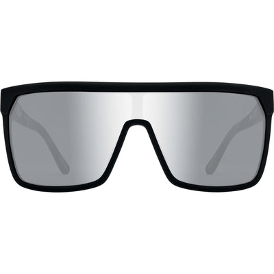 spy optic flynn oversized sunglasses - silver lens