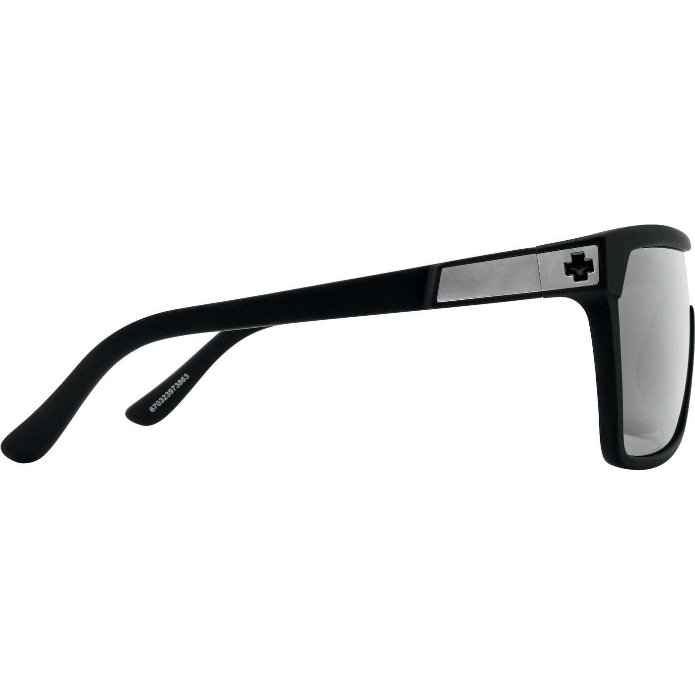 goggle style sunglasses - silver
