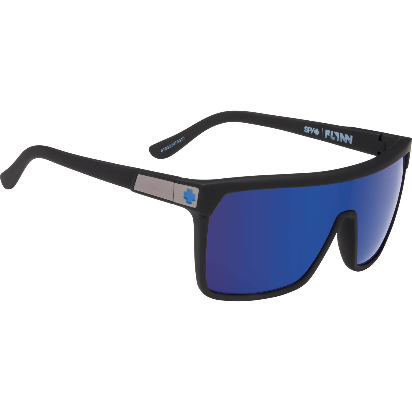 spy optic flynn oversized sunglasses - dark blue