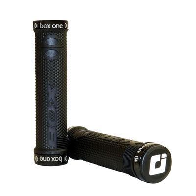 BOX One No Flange Lock On Grips 130mm - Black/Black