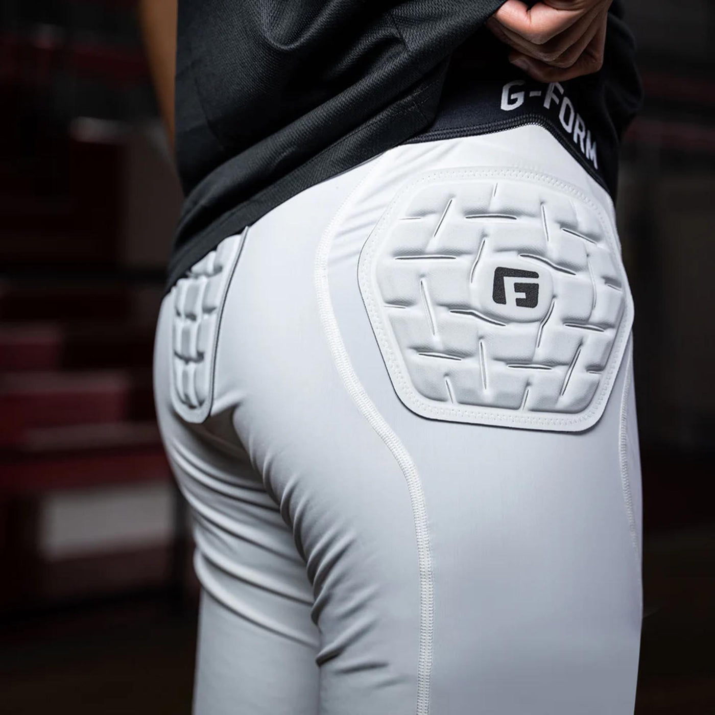 G-Form Pro Team Sports Padded Compression Shorts - White