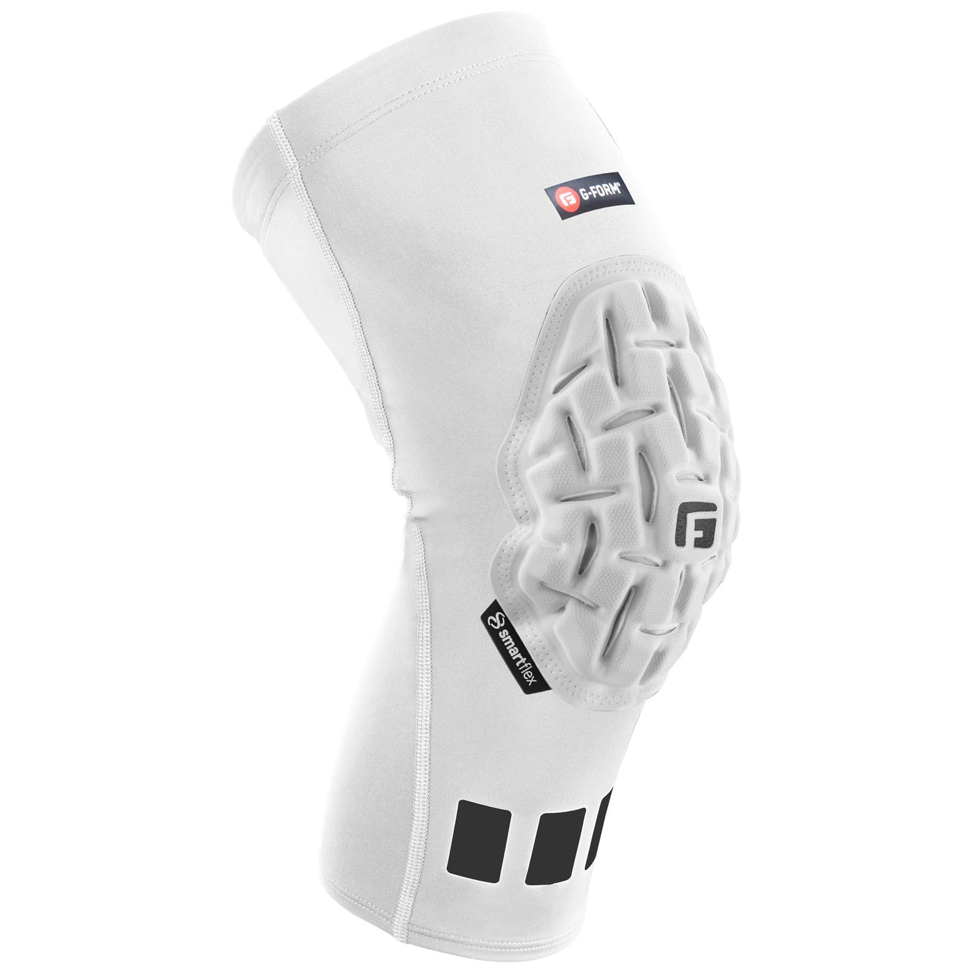 G-Form Pro Padded Team Sports Knee Sleeve Single - White