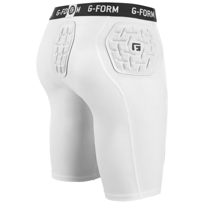 G-Form Pro Team Sports Padded Compression Shorts - White