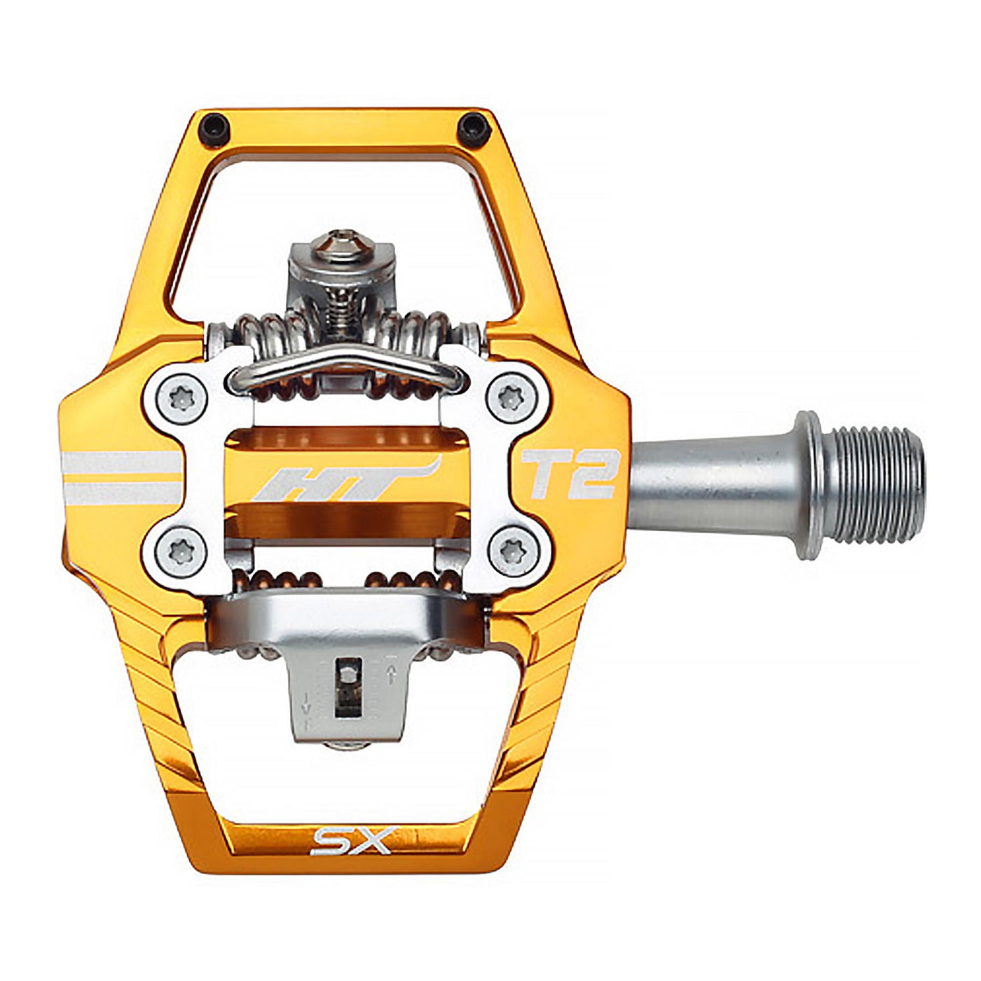 HT T2 SX BMX Clipless Pedal - Orange | 8Lines Shop - Fast Shipping World Wide