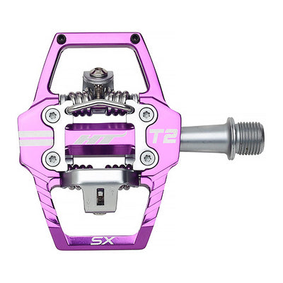 HT T2 SX BMX Clipless Pedal - Purple | 8Lines Shop - Fast Shipping World Wide