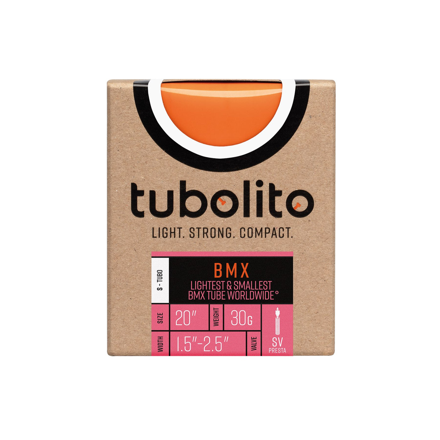 Tubolito S-Tubo-BMX Inner Tube 42mm Presta - Orange | 8Lines Shop - Fast Shipping World Wide