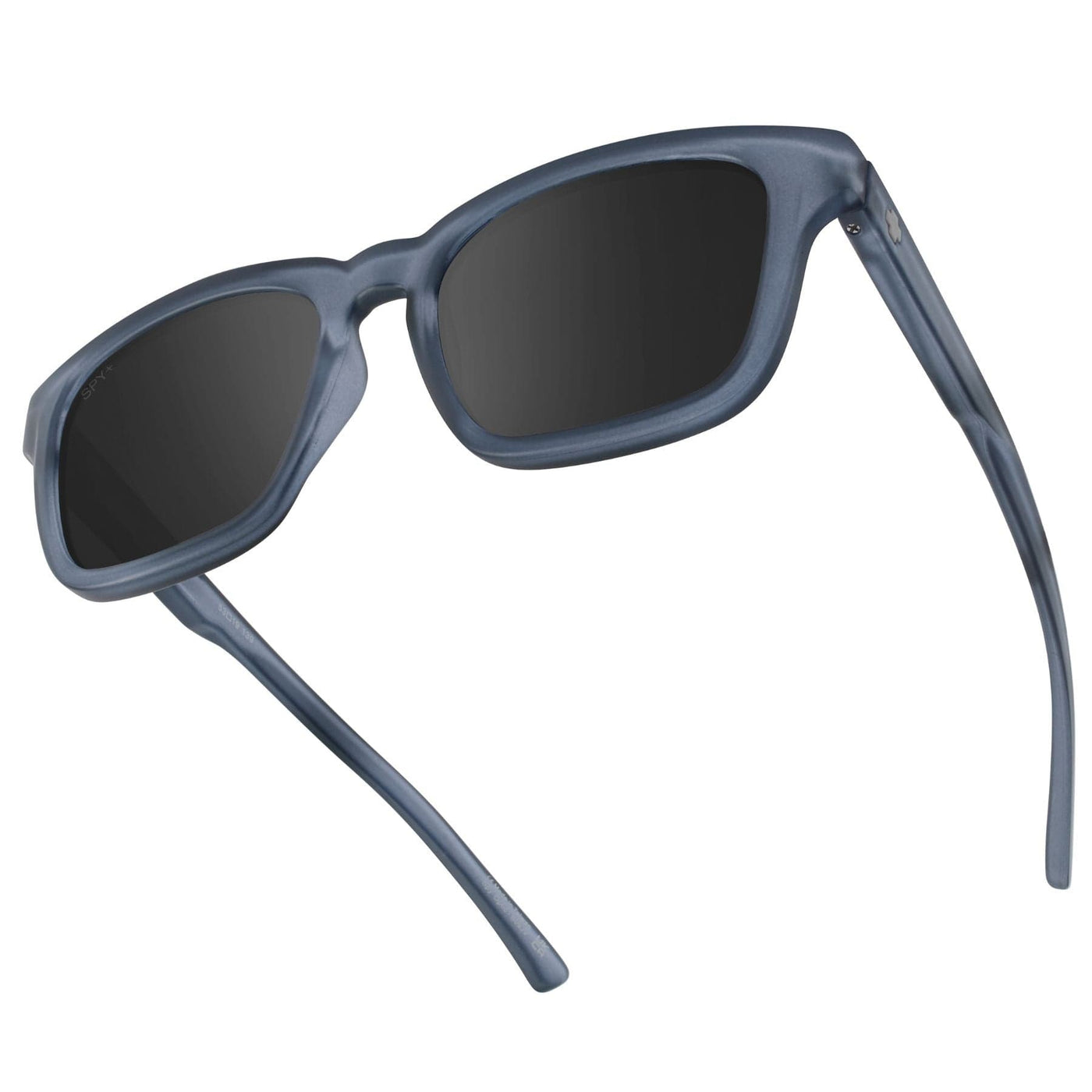 blue framed medium size sunglasses 