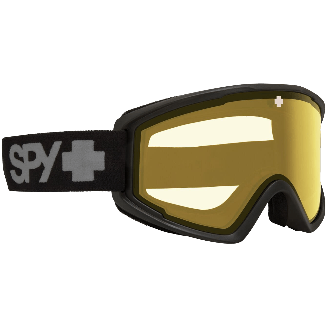 SPY Crusher Elite Snow Goggles Black with Yellow Lens