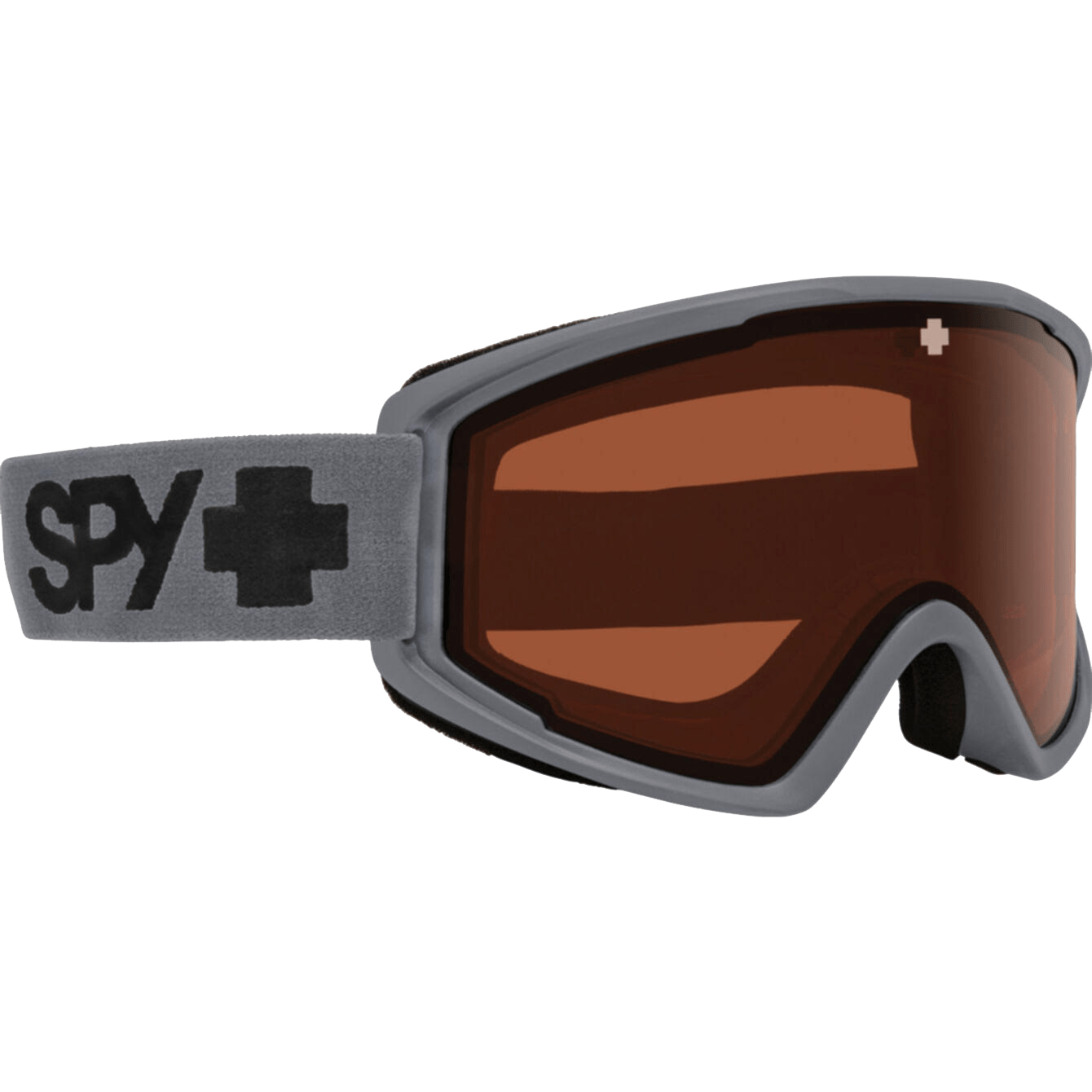 SPY Crusher Elite Gray Snow Goggles- HD Persimmon Lens