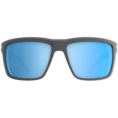 SPY OVERHAUL ANSI Polarized Sunglasses, Matte Gray - Happy Boost Ice Blue Mirror | 8Lines Shop - Fast Shipping World Wide
