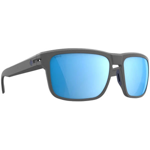 SPY REGION ANSI Polarized Sunglasses, Matte Gray - Happy BOOST Blue Mirror | 8Lines Shop - Fast Shipping World Wide

