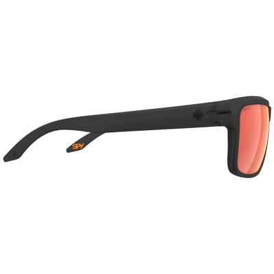 SPY REGION XL ANSI Polarized Sunglasses, Translucent Matte Black - Happy BOOST Orange Mirror | 8Lines Shop - Fast Shipping World Wide