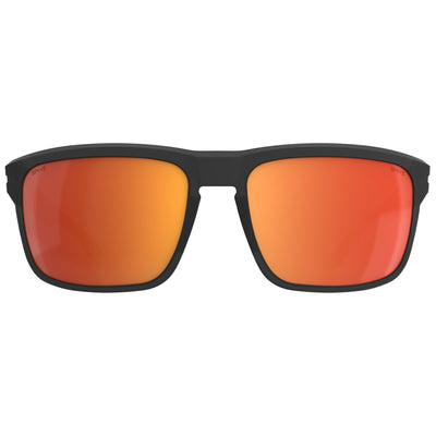 SPY REGION XL ANSI Polarized Sunglasses, Translucent Matte Black - Happy BOOST Orange Mirror | 8Lines Shop - Fast Shipping World Wide