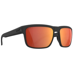 SPY REGION XL ANSI Polarized Sunglasses, Translucent Matte Black - Happy BOOST Orange Mirror | 8Lines Shop - Fast Shipping World Wide