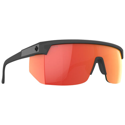 SPY SUPER FLYNN Sunglasses, Matte Black - Happy Orange Mirror | 8Lines Shop - Fast Shipping World Wide