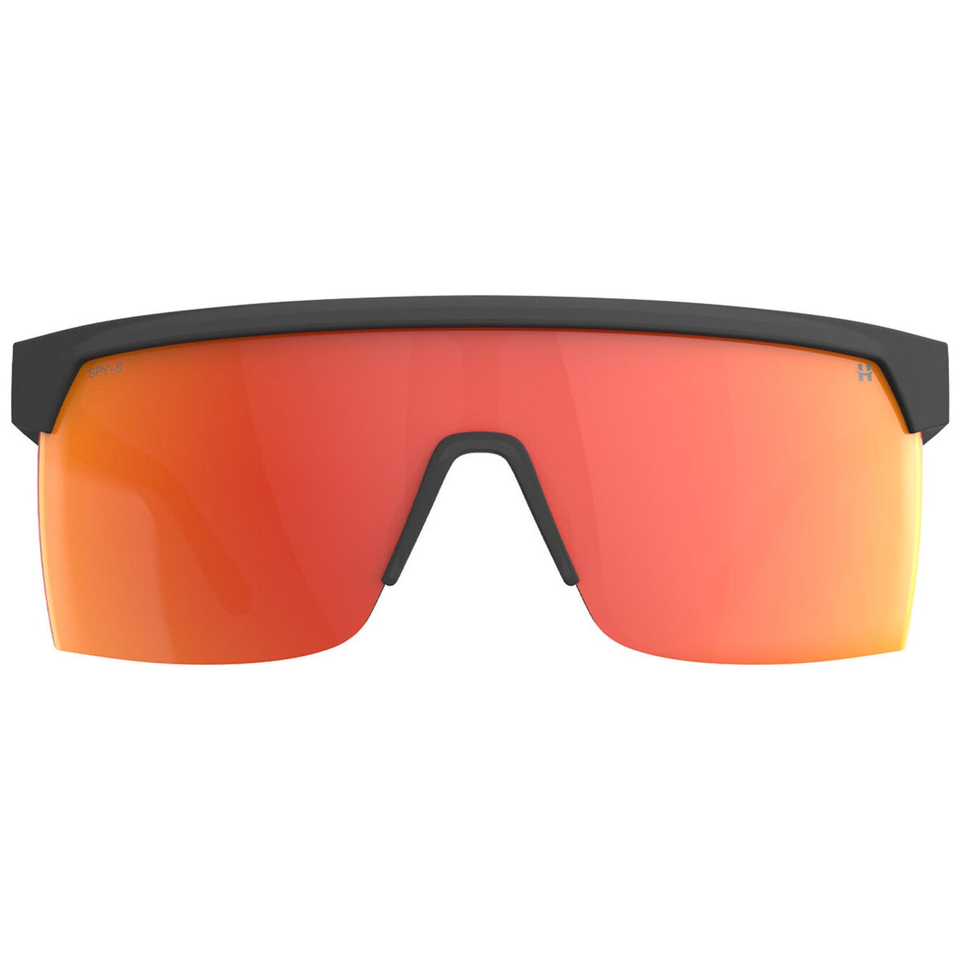 SPY SUPER FLYNN Sunglasses, Matte Black - Happy Orange Mirror | 8Lines Shop - Fast Shipping World Wide