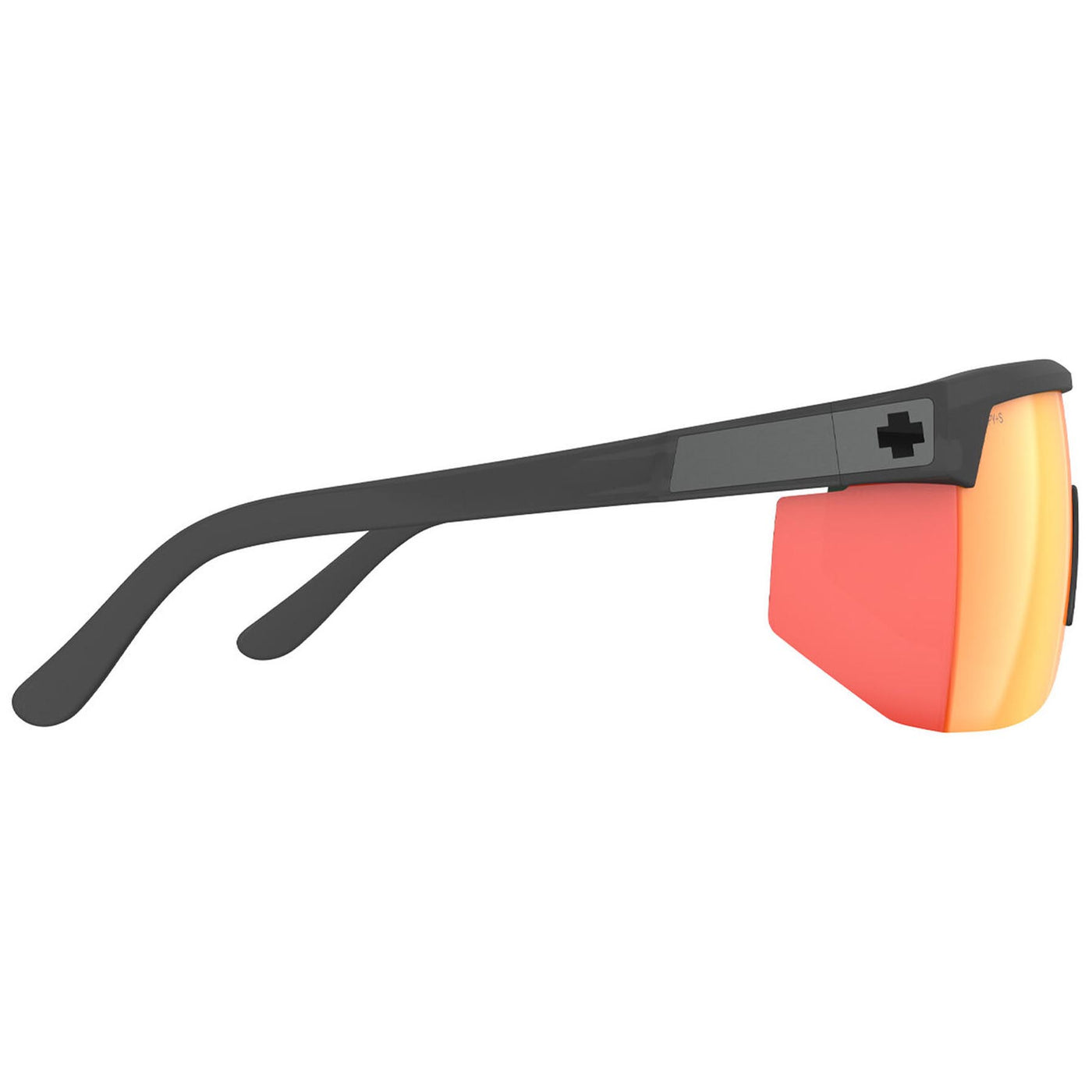 SPY SUPER FLYNN Sunglasses, Matte Black - Happy Orange Mirror | 8Lines Shop - Fast Shipping World Wide