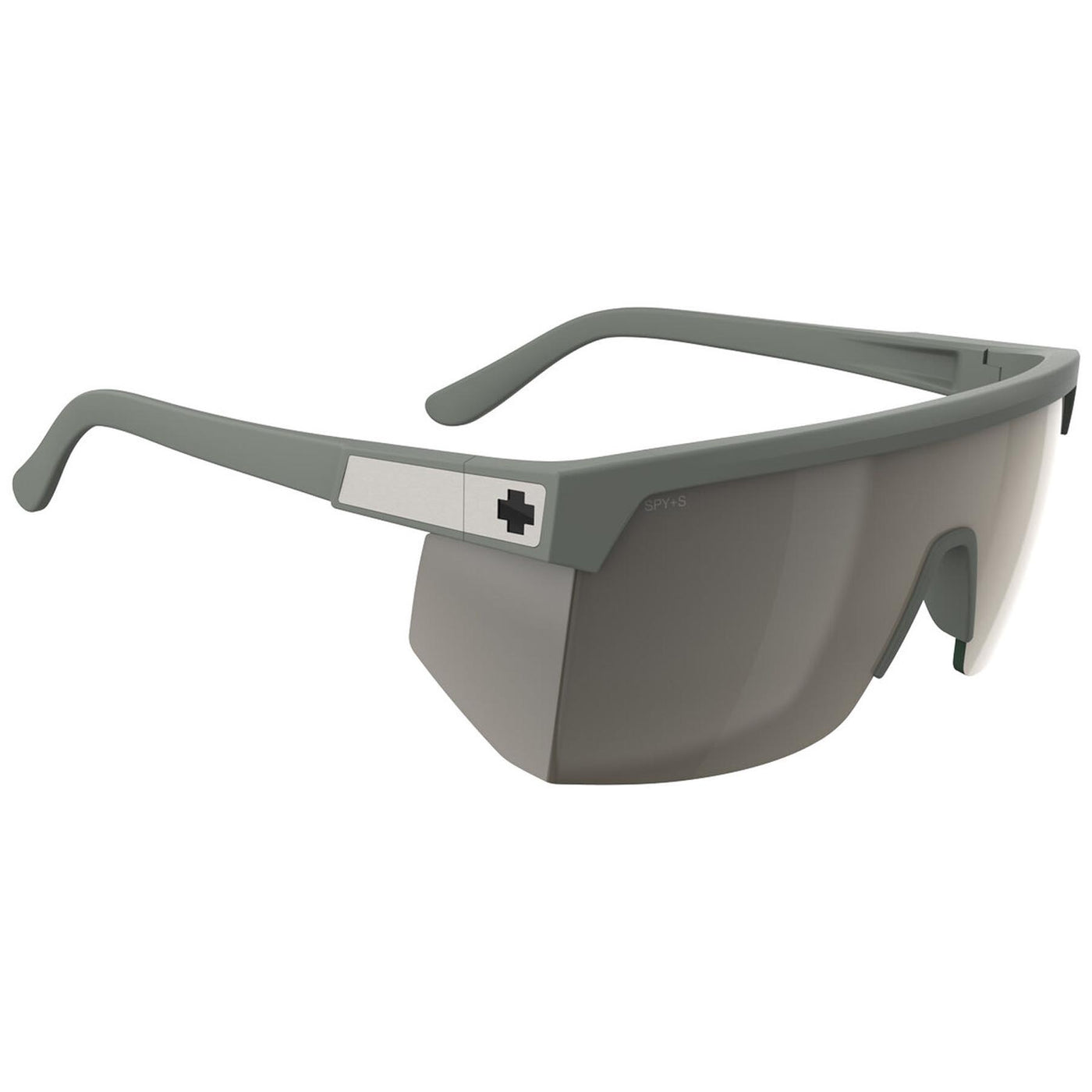 SPY SUPER FLYNN Sunglasses, Matte Olive - Happy Pewter Mirror | 8Lines Shop - Fast Shipping World Wide