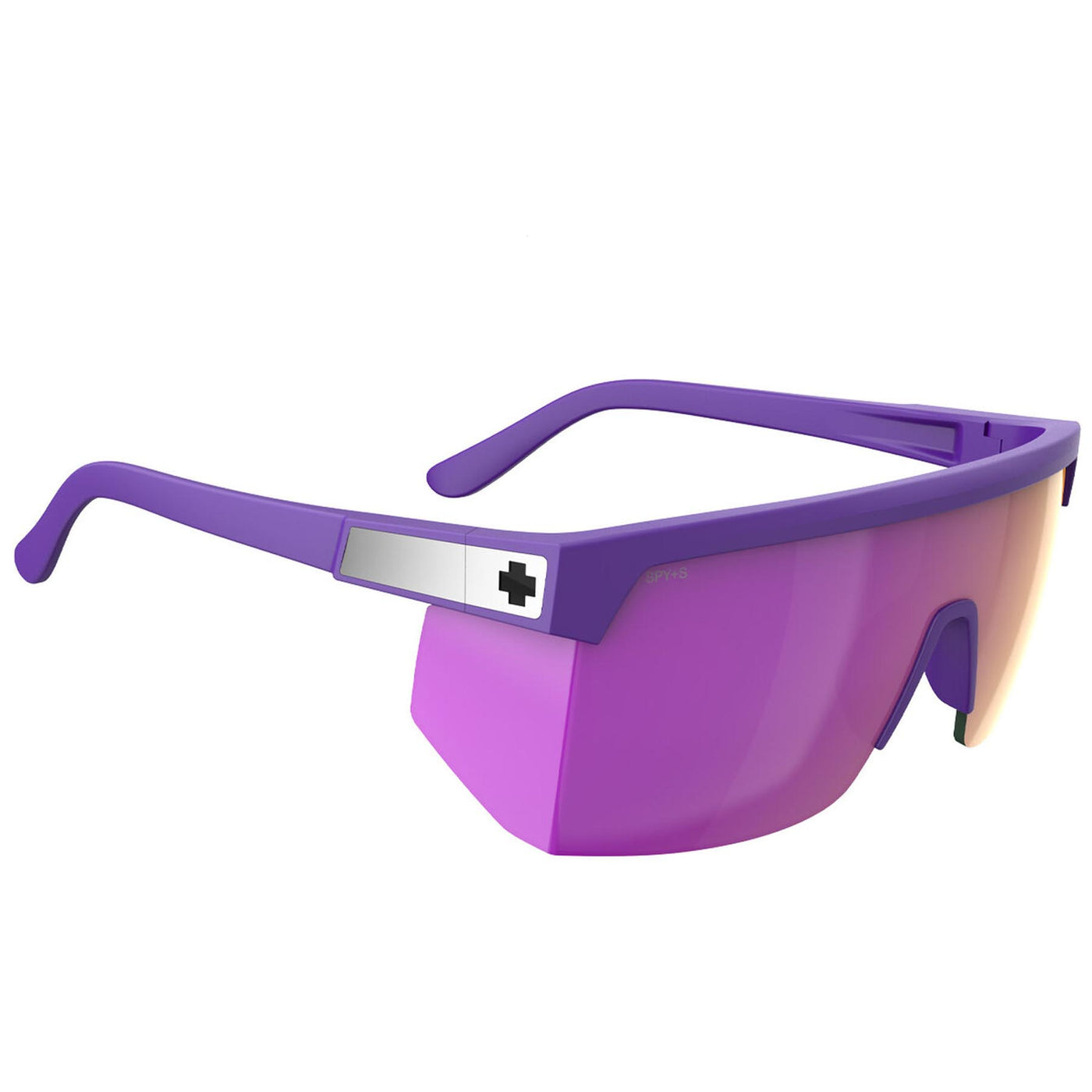 SPY SUPER FLYNN Sunglasses, Matte Purple - Happy Pink Mirror | 8Lines Shop - Fast Shipping World Wide