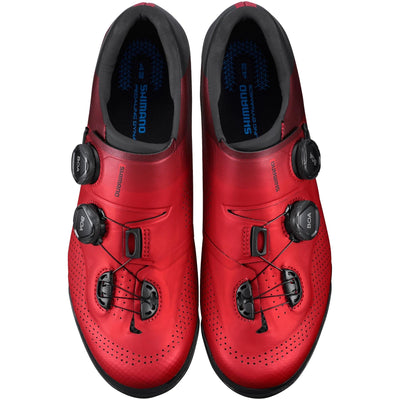 Red BMX Clipless Shoes SH-XC702 Shimano | 8Lines.eu