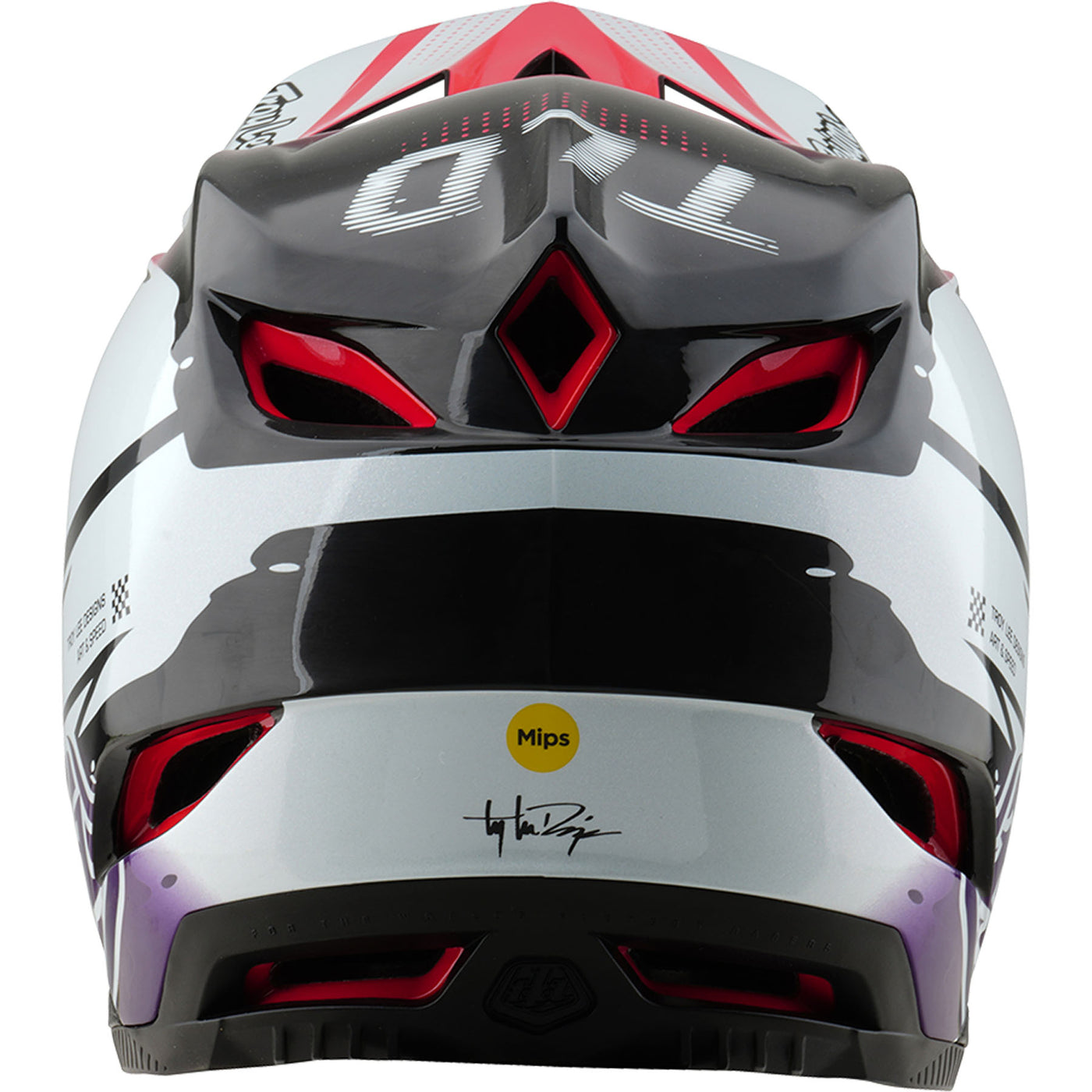 TLD D4 Carbon MIPS Helmet Drip - White | 8Lines Shop - Fast Shipping World Wide