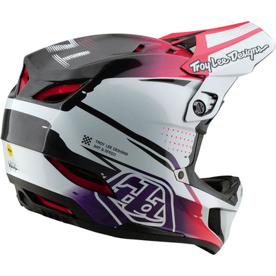 TLD D4 Carbon MIPS Helmet Drip - White | 8Lines Shop - Fast Shipping World Wide