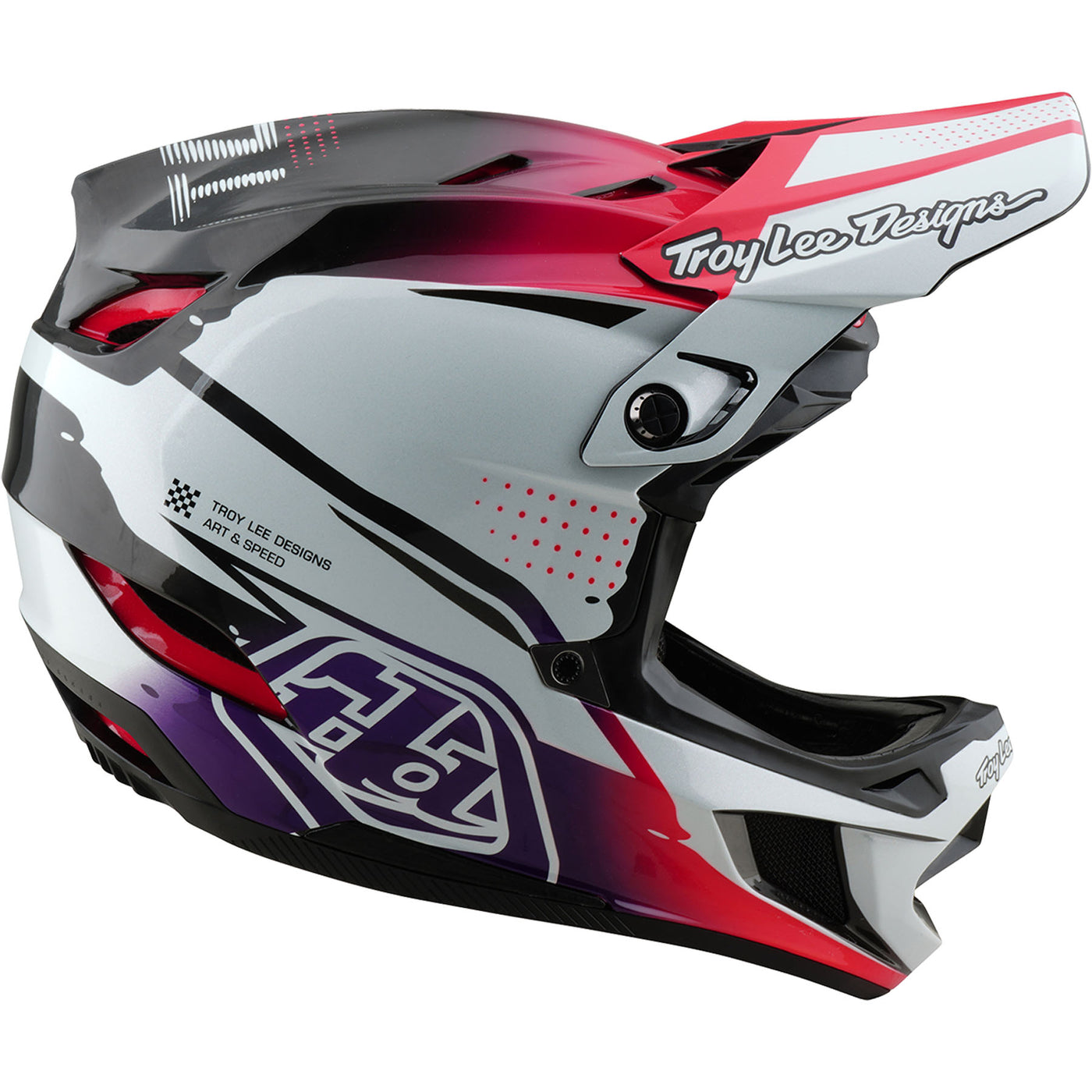 TLD D4 Carbon MIPS Helmet Drip - White | 8Lines Shop - Fast Shipping World Wide