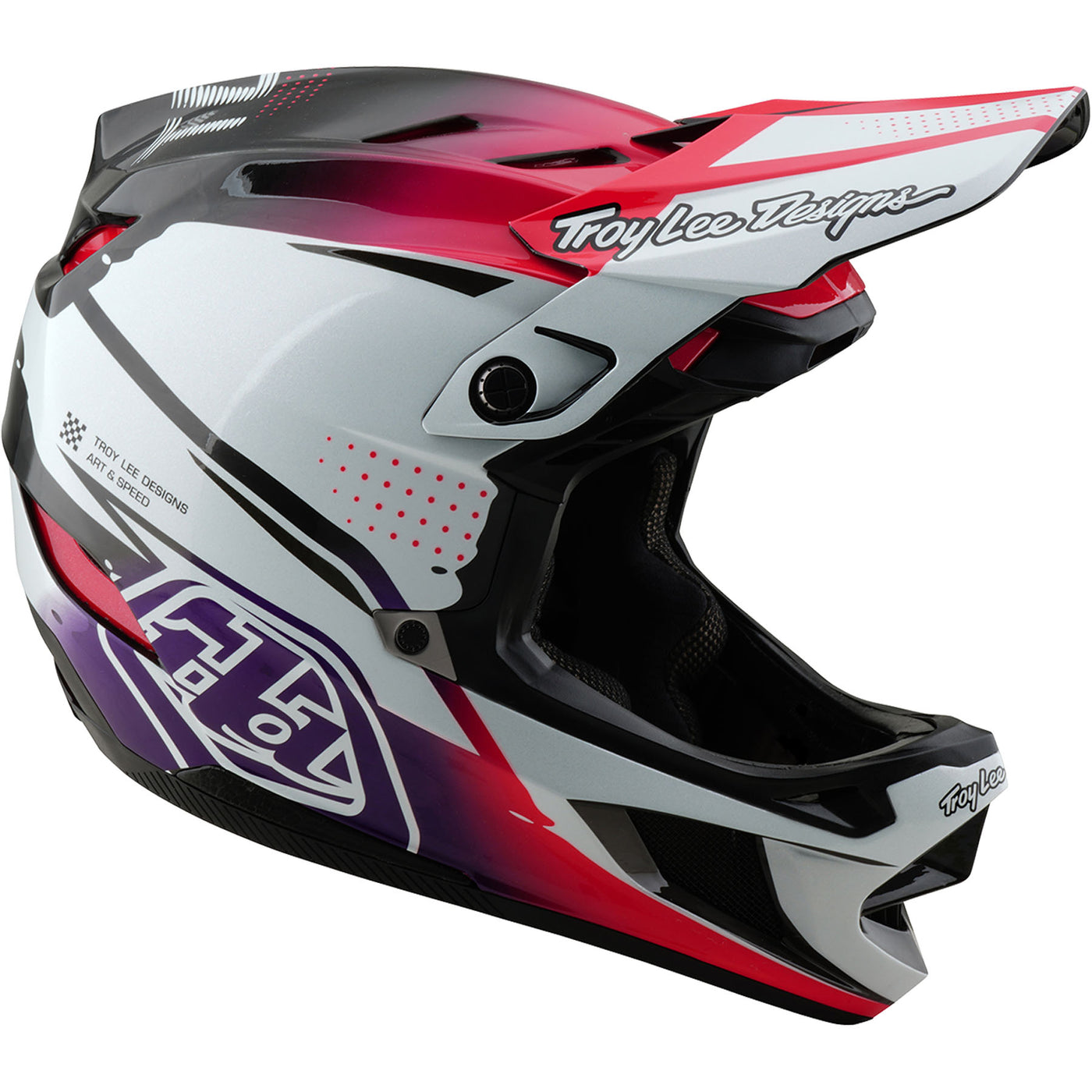 TLD D4 Carbon MIPS Helmet Drip - White | 8Lines Shop - Fast Shipping World Wide