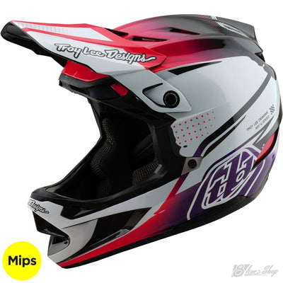 TLD D4 Carbon MIPS Helmet Drip - White | 8Lines Shop - Fast Shipping World Wide