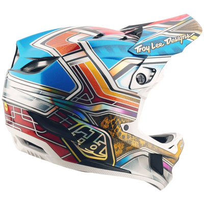 TLD D4 Carbon MIPS Helmet Lowrider - Blue | 8Lines Shop - Fast Shipping World Wide