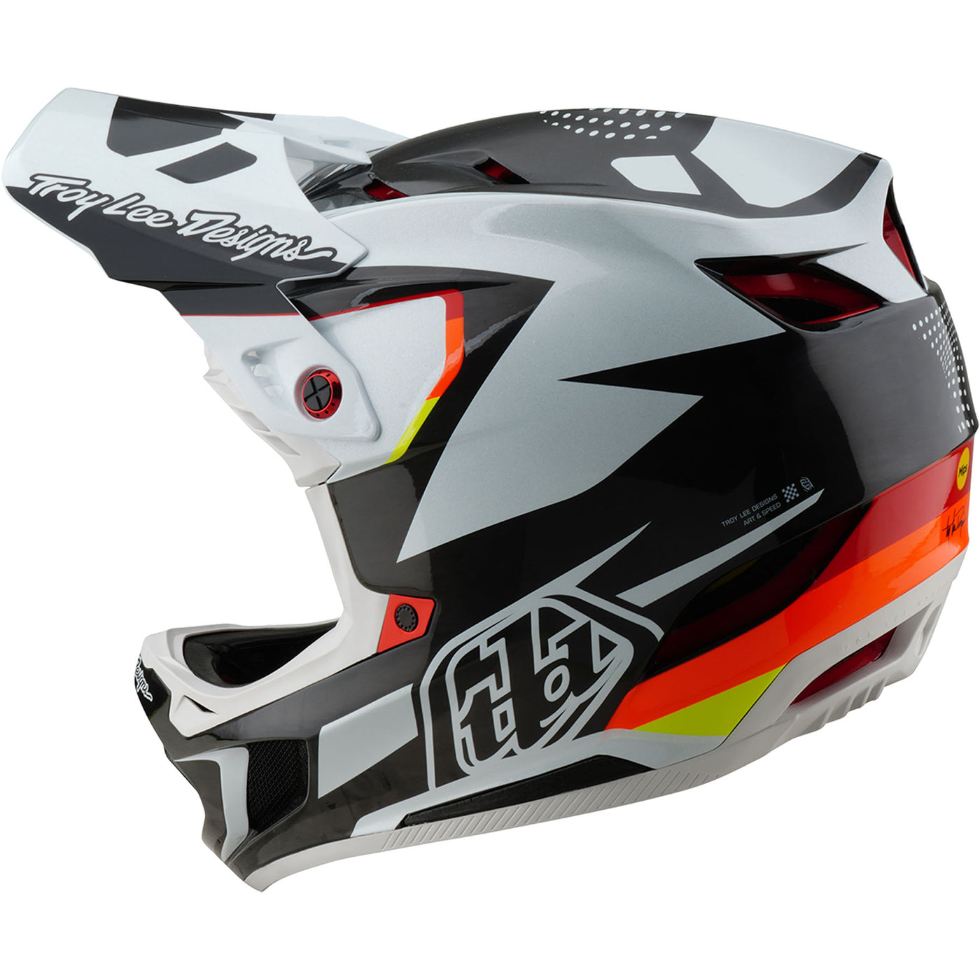 TLD D4 Carbon MIPS Helmet Optic - Black | 8Lines Shop - Fast Shipping World Wide