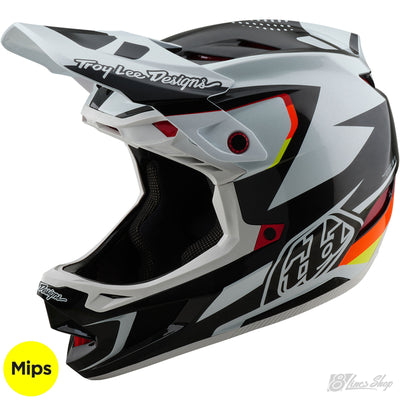 TLD D4 Carbon MIPS Helmet Optic - Black | 8Lines Shop - Fast Shipping World Wide