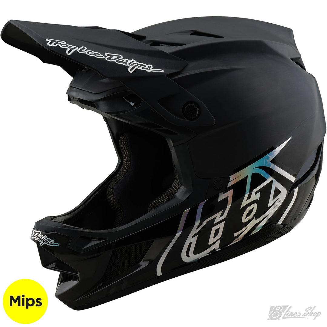 サクラd4 TLD D4 Carbon MIPS Helmet Stealth - Black | 8Lines Shop