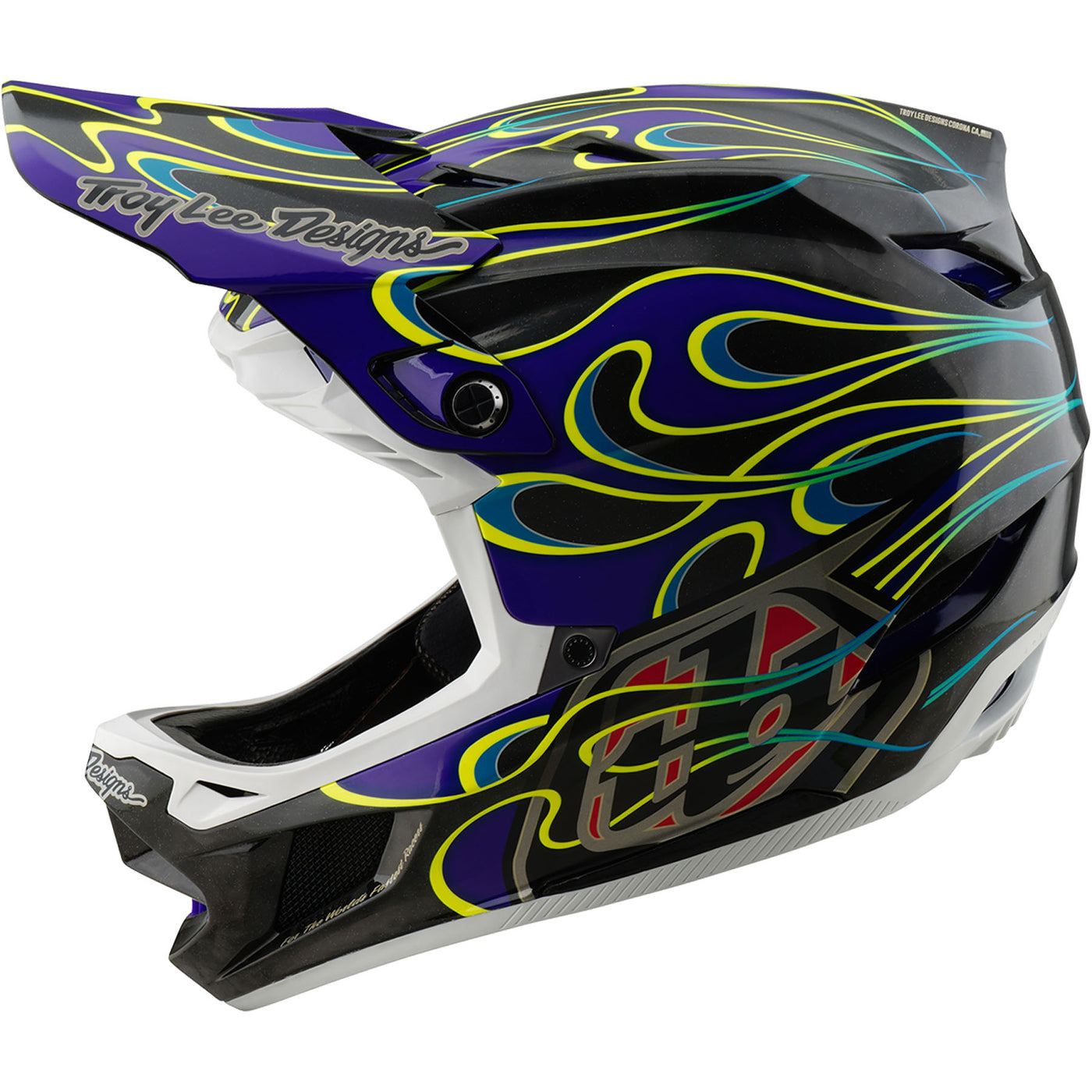 TLD D4 Carbon MIPS Helmet Torched - Black/Purple | 8Lines Shop - Fast Shipping World Wide