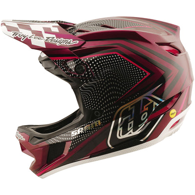 TLD D4 Carbon MIPS Helmet X Sram - Black/Berry  | 8Lines Shop - Fast Shipping World Wide