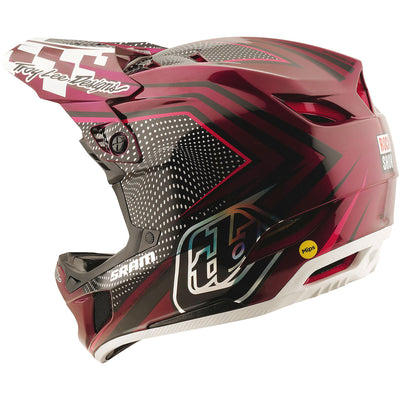 TLD D4 Carbon MIPS Helmet X Sram - Black/Berry  | 8Lines Shop - Fast Shipping World Wide