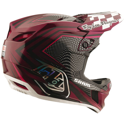 TLD D4 Carbon MIPS Helmet X Sram - Black/Berry  | 8Lines Shop - Fast Shipping World Wide