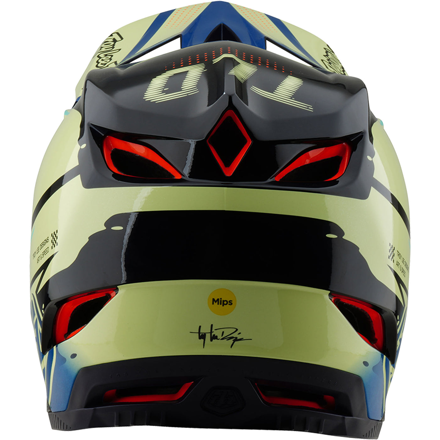 TLD D4 Composite MIPS Helmet Drip - Glo Yellow | 8Lines Shop - Fast Shipping World Wide