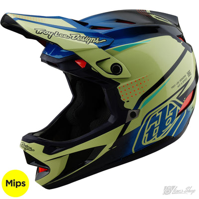 TLD D4 Composite MIPS Helmet Drip - Glo Yellow | 8Lines Shop - Fast Shipping World Wide