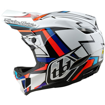 TLD D4 Composite MIPS Helmet Frames - White/Silver | 8Lines Shop - Fast Shipping World Wide