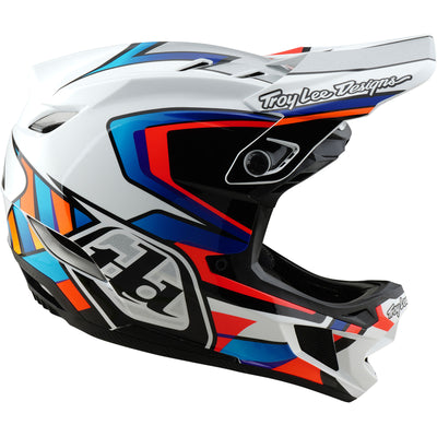 TLD D4 Composite MIPS Helmet Frames - White/Silver | 8Lines Shop - Fast Shipping World Wide