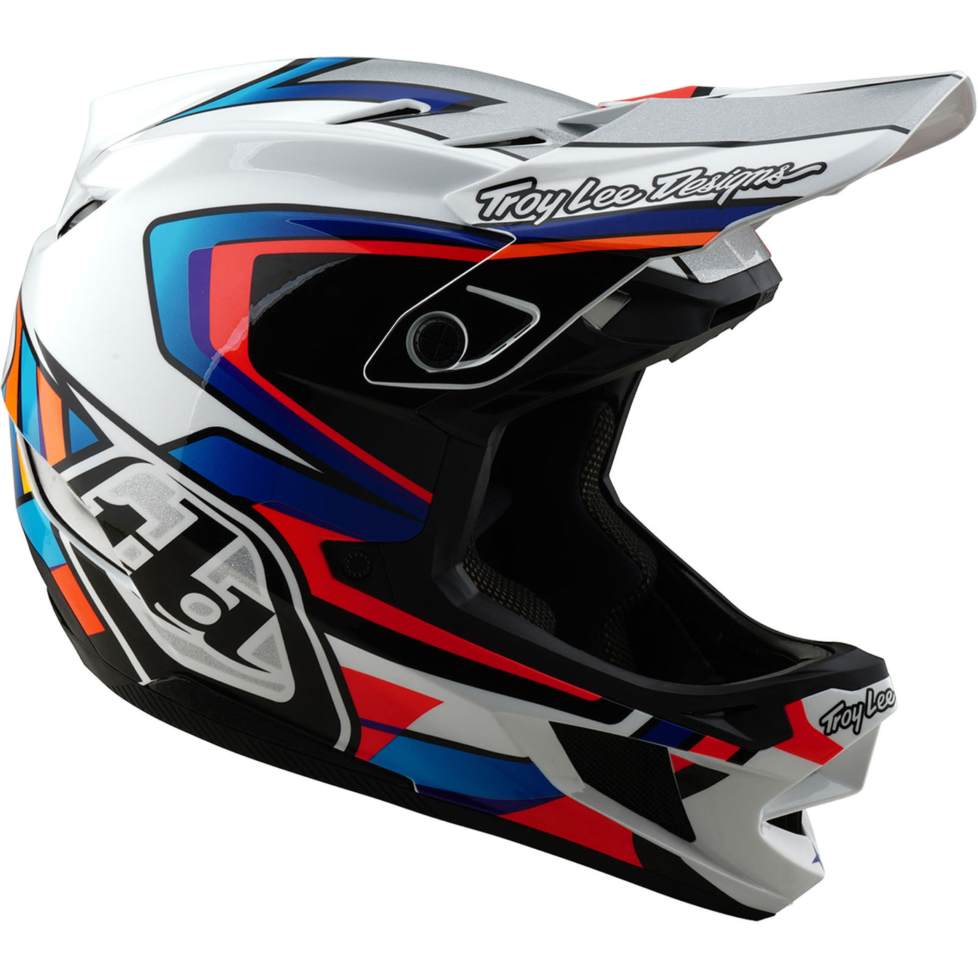 TLD D4 Composite MIPS Helmet Frames - White/Silver | 8Lines Shop - Fast Shipping World Wide