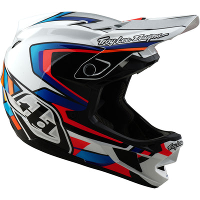 TLD D4 Composite MIPS Helmet Frames - White/Silver | 8Lines Shop - Fast Shipping World Wide