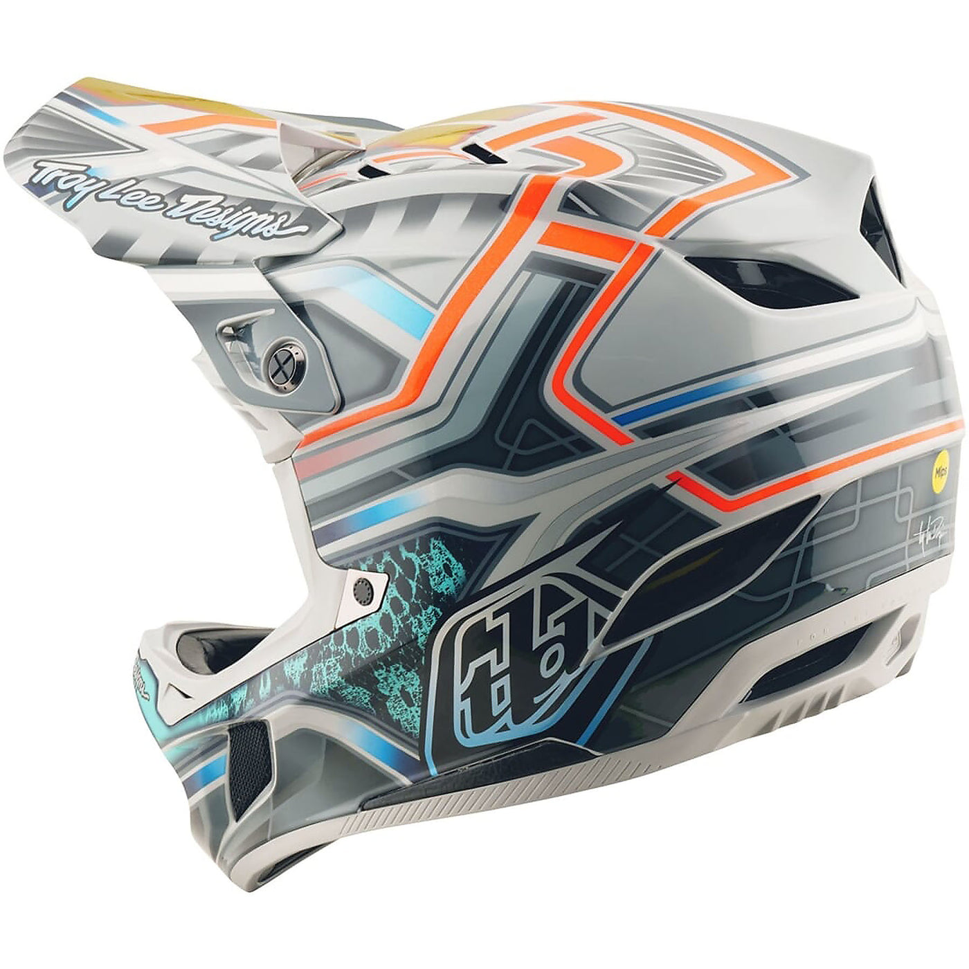TLD D4 Composite MIPS Helmet Lowrider - Gray | 8Lines Shop - Fast Shipping World Wide