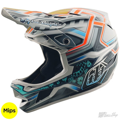 TLD D4 Composite MIPS Helmet Lowrider - Gray | 8Lines Shop - Fast Shipping World Wide