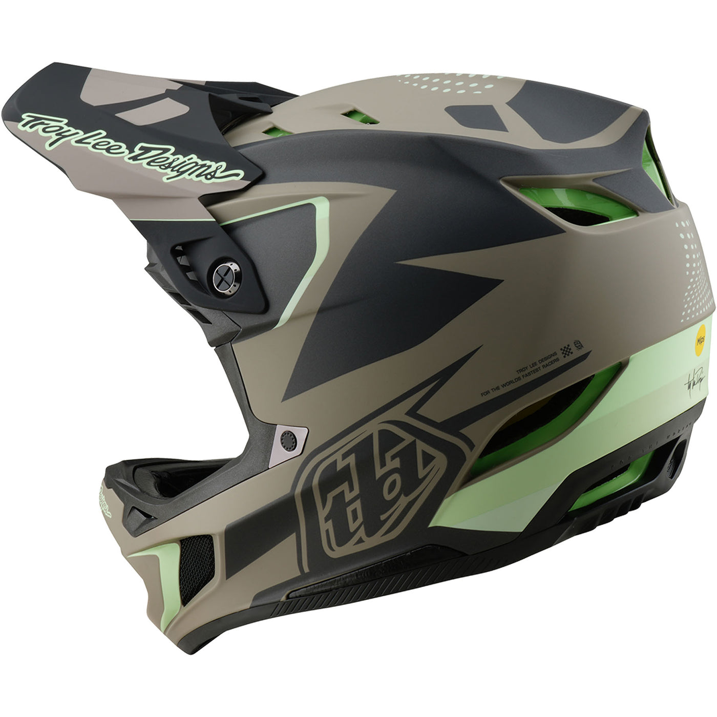 TLD D4 Composite MIPS Helmet Optic - Timber | 8Lines Shop - Fast Shipping World Wide