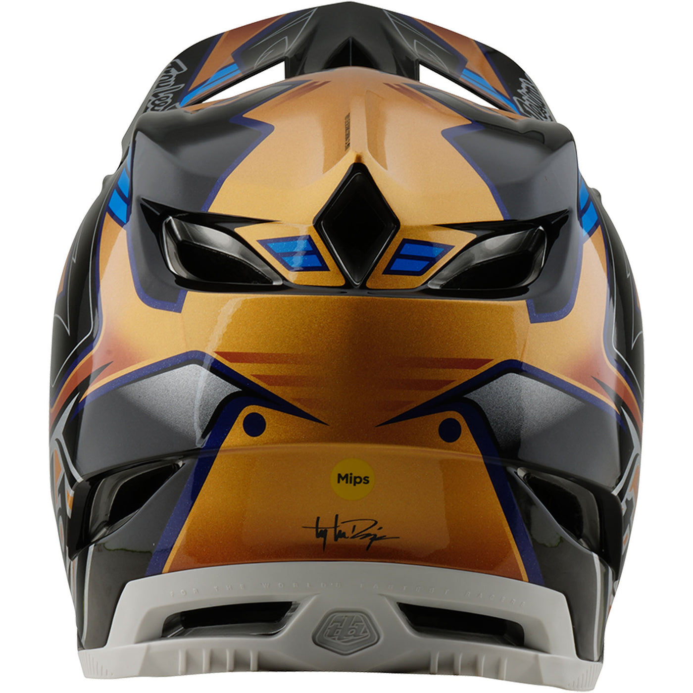 TLD D4 Composite MIPS Helmet Royalty - Black/Gold | 8Lines Shop - Fast Shipping World Wide